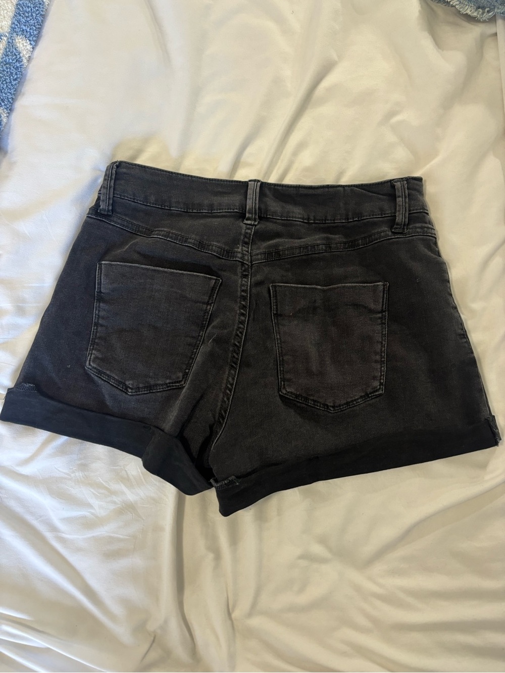 Marshalls Black High-Waist Denim Jean Shorts